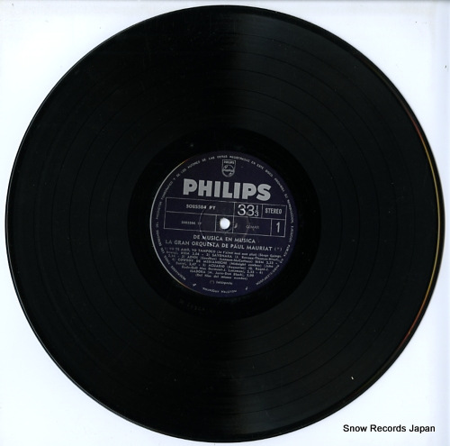 MAURIAT, PAUL de musica en musica / la gran orquesta de paul mauriat 5085584PY