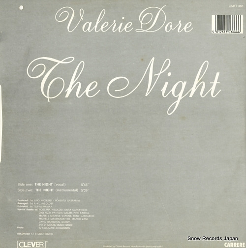 DORE, VALERIE the night CART366