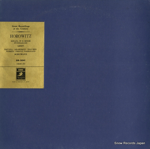 HOROWITZ, VLADIMIR liszt; sonata in b minor funerailles GR-2041