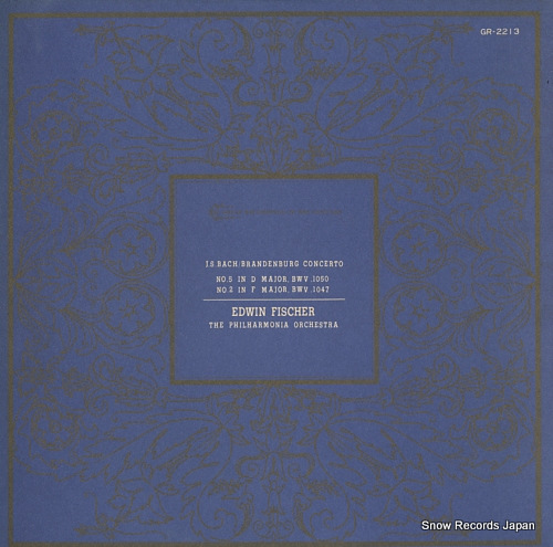 FISCHER, EDWIN bach; brandenburg concerto no.5 in d major and no.2 in f major GR-2213