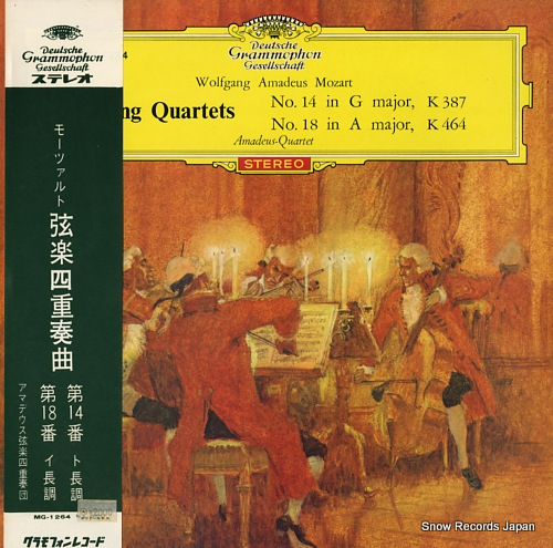 AMADEUS QUARTETT mozart; string quartets no.14, no.18 MG-1264