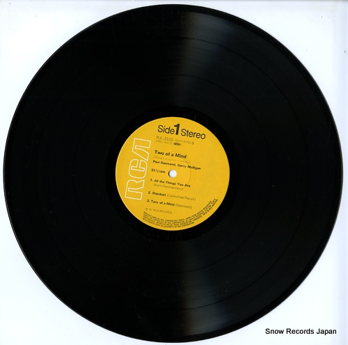 DESMOND, PAUL / GERRY MULLIGAN two of a mind RJL-2532