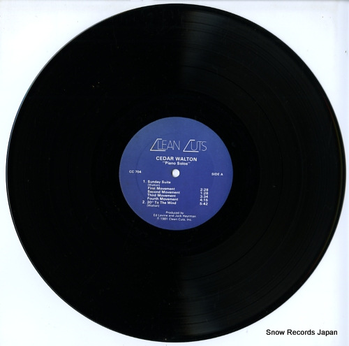 WALTON, CEDAR piano solos CC704