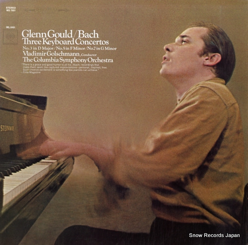 󡦥 bach; three keyboard concertos MS7001