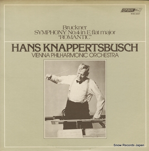 KNAPPERTSBUSCH, HANS bruckner; symphony co.4 in e flat major 