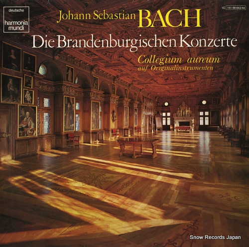 쥮ࡦ쥦 bach; die brandenbergischen konzerte 1C151-99643/44
