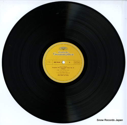 KARAJAN, HERBERT VON beethoven; symphony no.3 