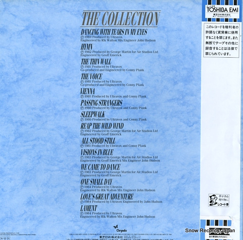ULTRAVOX the collection WWS-81690
