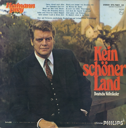 PREY, HERMANN singt der deutsche volkslieder gekan SFX-7882-83