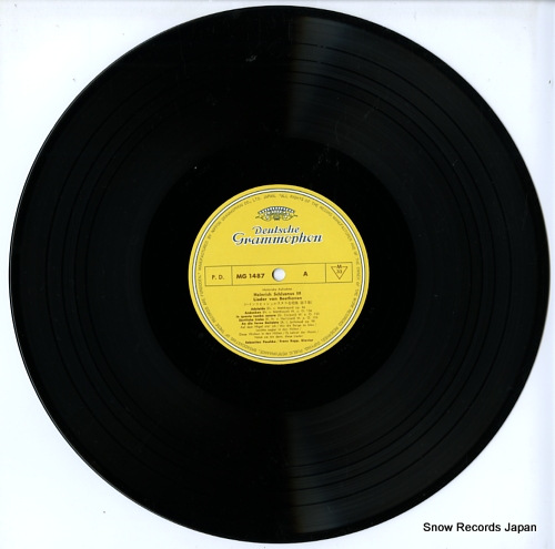 SCHLUSNUS, HEINRICH lieder von beethoven & brahms MG1487