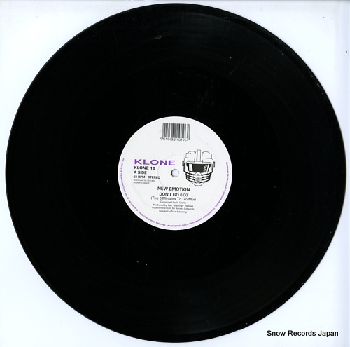 NEW EMOTION don't go KLONE19 - disc
