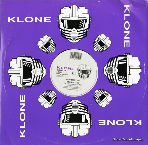 NEW EMOTION don't go KLONE19 - front cover