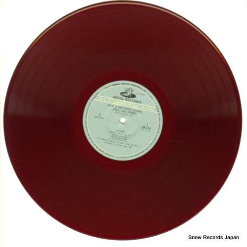 SCHNABEL, ARTUR schubert piano works for 4 hands GR-136