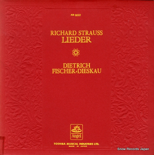 FISCHER-DIESKAU, DIETRICH strauss lieder AB-8022