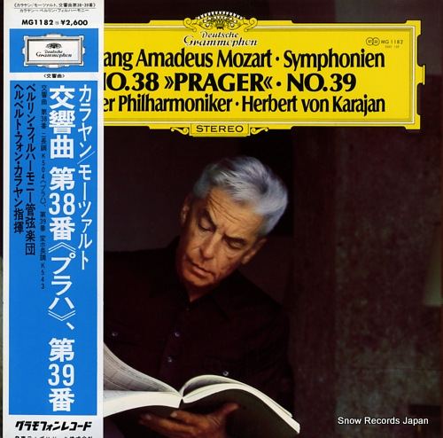 KARAJAN, HERBERT VON mozart; symphonien no.38 