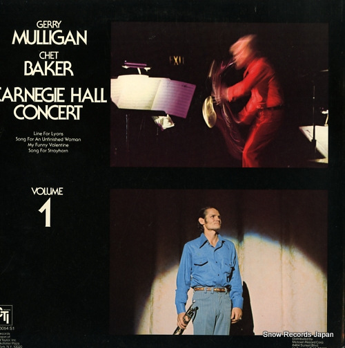 MULLIGAN, GERRY, AND CHET BAKER carnegie hall concert volume1 CTI6054S1