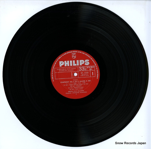 SAWALLISCH, WOLFGANG schubert; symphony no.3 in d major / overtures in the italian style, d.590, 591 SFL-8568