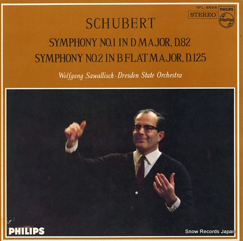 SAWALLISCH, WOLFGANG schubert; symphony no.1 in d major, no.2 in b flat major SFL-8565