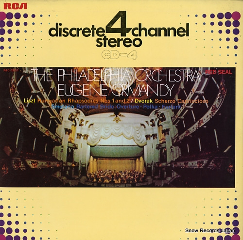 ORMANDY, EUGENE liszt; hungarian rhapsody no.1 / discrete 4 channel stereo cd-4 R4C-2001