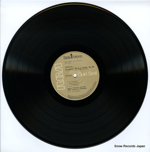 TOSCANINI, ARTURO beethoven; symphonies nos. 4 & 8 RVC-1552
