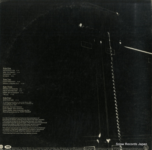 GRAND FUNK RAILROAD live album SWBB-633