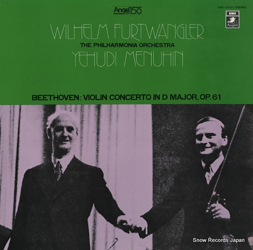 FURTWANGLER, WILHELM / YEHUDI MENUHIN beethoven; violin concerto in d major, op.61 EAC-70121