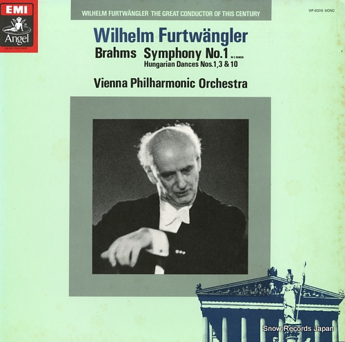 FURTWANGLER, WILHELM brahms; symphony no.1 in c minor / hungarian dances nos1, 3 & 10 WF-60016
