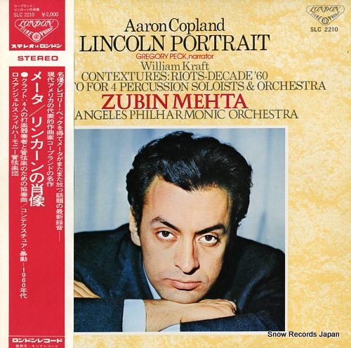 MEHTA, ZUBIN copland; lincoln portrait SLC2210