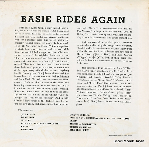 BASIE, COUNT basie rides again! MV2643
