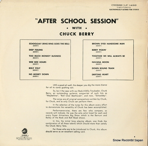 BERRY, CHUCK after school session LPS1426