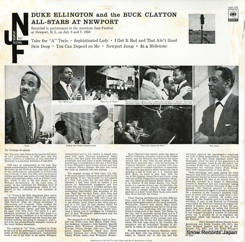 ELLINGTON, DUKE, AND BUCK CLAYTON ALL-STARS at newport 20AP1452