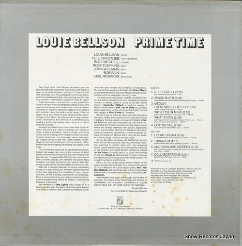 BELLSON, LOUIE prime time CJ-64