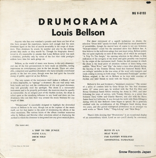 BELLSON, LOUIE drumorama! MGV-8193