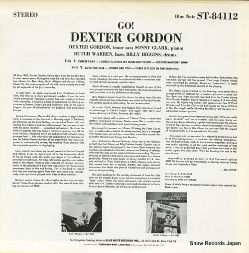 GORDON, DEXTER go BST84112