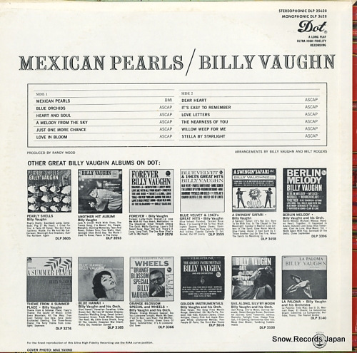 VAUGHN, BILLY mexican pearls DLP25628