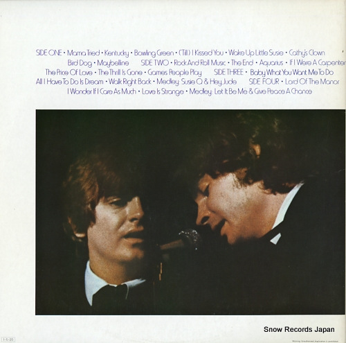 EVERLY BROTHERS, THE show P-5197/8