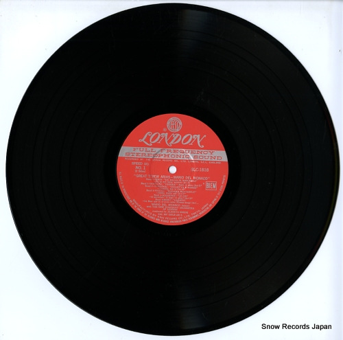 MONACO, MARIO DEL great tenor arias SLC1818