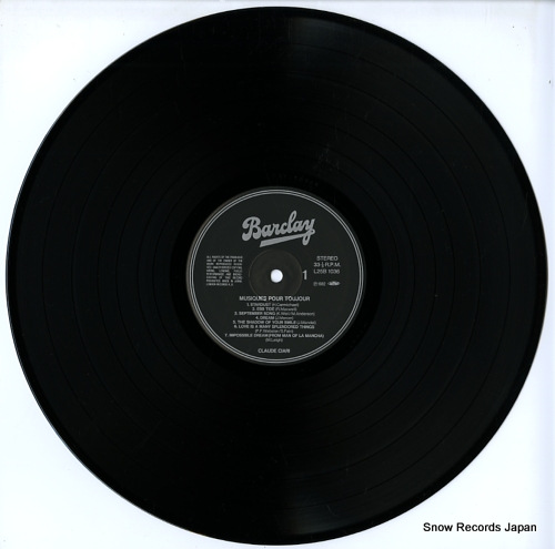 CIARI, CLAUDE musiques pour toujours L25B-1036