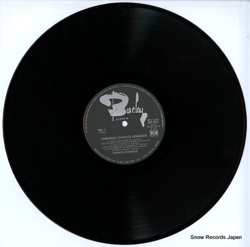 AZNAVOUR, CHARLES camarade GP-553 - disc