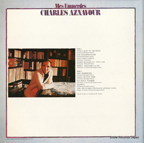 AZNAVOUR, CHARLES mes emmerdes GP-431