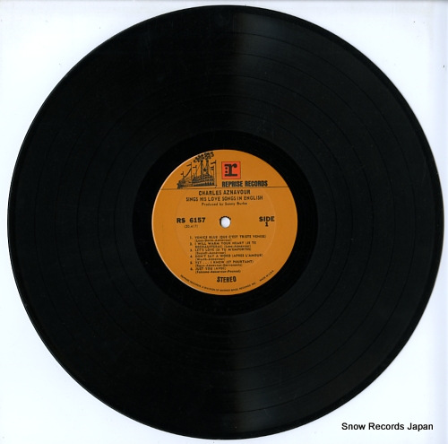 AZNAVOUR, CHARLES sing his love songs in english RS-6157