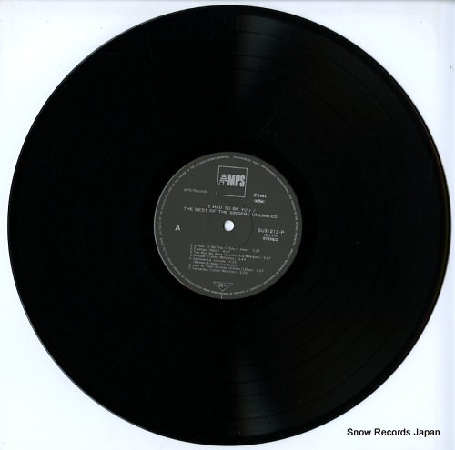 SINGERS UNLIMITED, THE it had to be you / best of the singers unlimited SUX-213-P