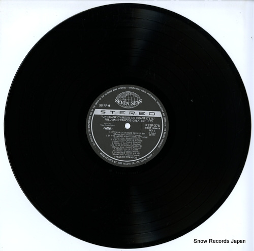 FRANCOIS, FREDERIC greatest hits K25P378