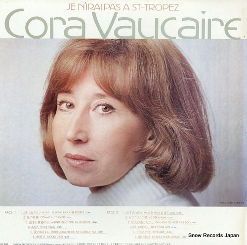 VAUCAIRE, CORA je n'irai pas a st-tropez L25B1026