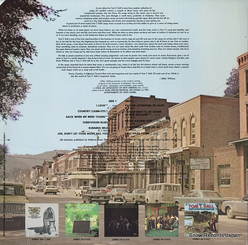 TOM T. HALL for the people in the last hard town SRM1-687