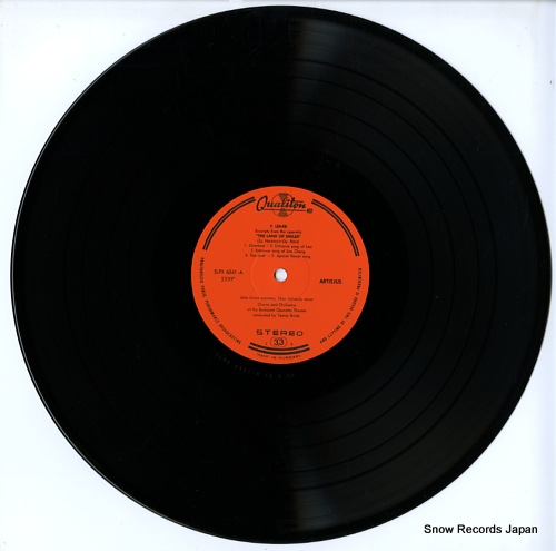 V/A lehar; das land des lacheins / mosoly orszaga / the land of smiles LPX6541 - disc