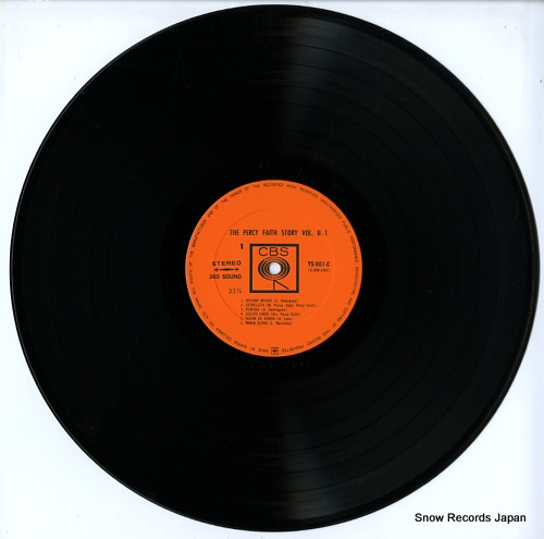 FAITH, PERCY the percy faith story vol.2 YS-901/2-C