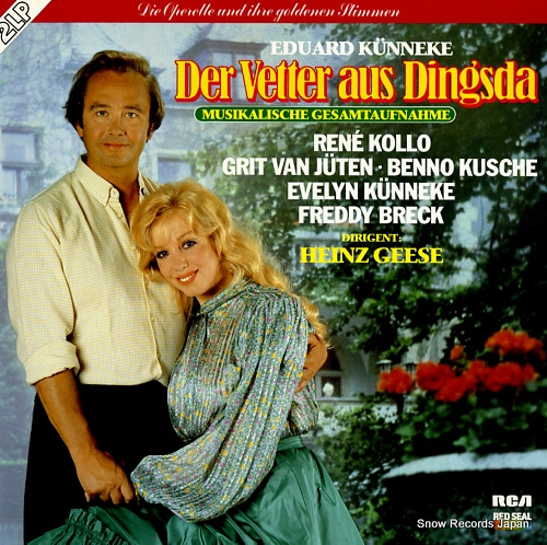 GEESE, HEINZ kunneke; der vetter aus dingsda RL30867 - front cover