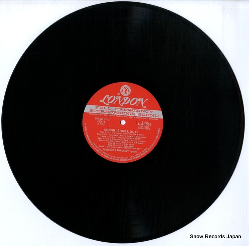 ASHKENAZY, VLADIMIR chopin; etudes, op.10 & op.25 SLA1059