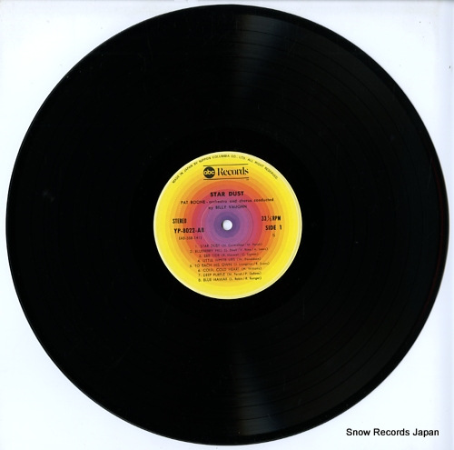 BOONE, PAT / BILLY VAUGHN star dust YP-8022-AB